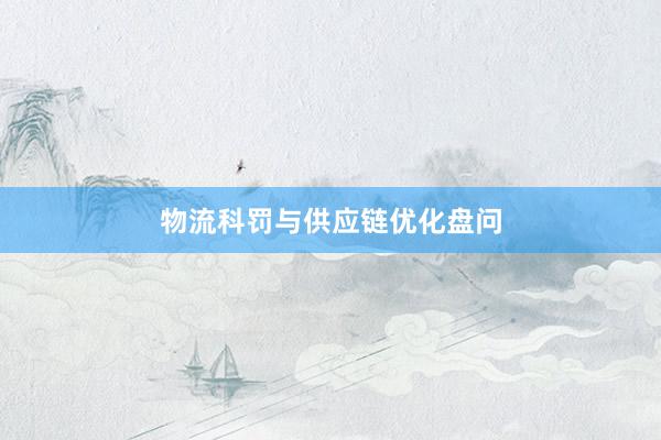 物流科罚与供应链优化盘问